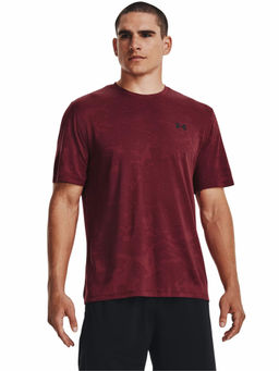 Under Armour - Red Training Vent Camo Short Sleeve T-Shirt