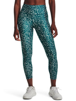 Under Armour - Green Armour All Over Printed Skinny Leggings