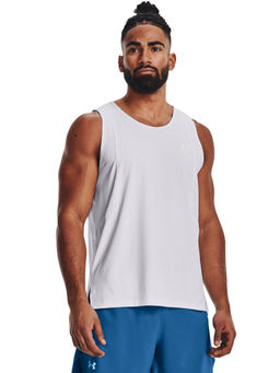 Under Armour - White Iso Chill Laser Singlet Tank