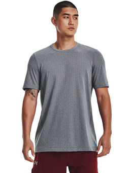 Under Armour - Grey Rush Seamless Short Sleeve T-Shirt