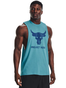 Under Armour - Turquoise Project Rock Brahma Bull Tank