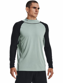 Under Armour - Green Smart Form Rush Mock Long Sleeve T-Shirt