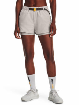 Under Armour - Grey Terrain 2 In 1 Shorts
