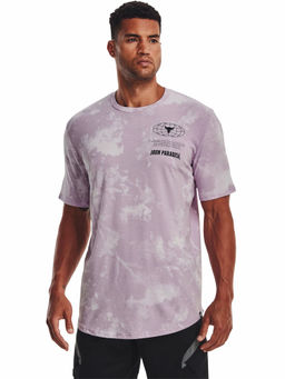Under Armour - Purple Project Rock Ip Statement Short Sleeve T-Shirt