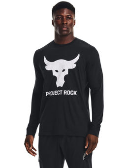 Under Armour - Black Project Rock Brahma Bull Long Sleeve T-Shirt