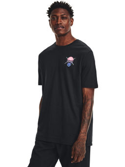 Under Armour - Black Hypno Skull Short Sleeve T-Shirt