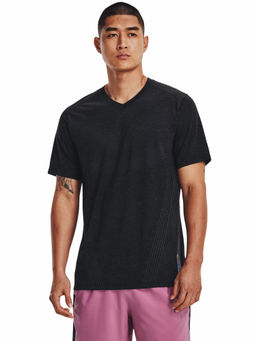Under Armour - Black Run Anywhere Breeze Short Sleeve T-Shirt