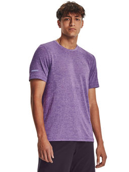 Under Armour - Purple Seamless Stride Short Sleeve T-Shirt