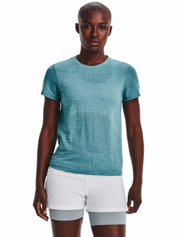 Under Armour - Turquoise Seamless Stride Short Sleeve T-Shirt