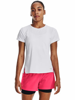 Under Armour - White Iso Chill Laser Short Sleeve Tee