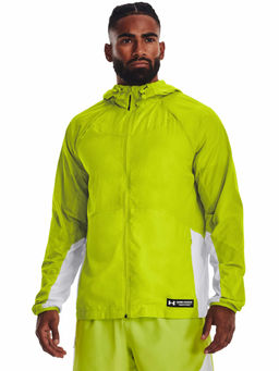 Under Armour - Green Rush Woven Full Zip Jacket