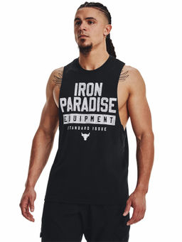 Under Armour - Black Project Rock Iron Muscle Tank