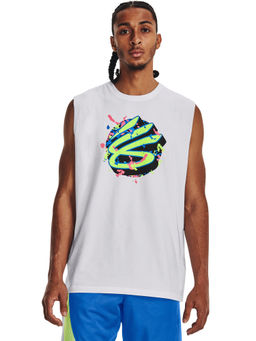 Under Armour - White Curry Sleeveless Tank