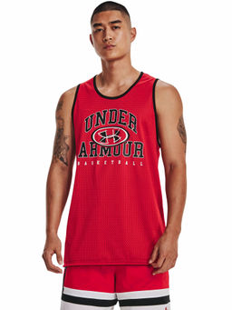 Under Armour - Red Baseline Reversible Jersey Tank