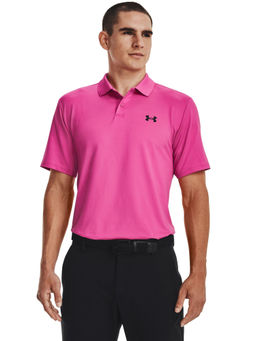 Under Armour - Pink Performance 3.0 Polo T-Shirt