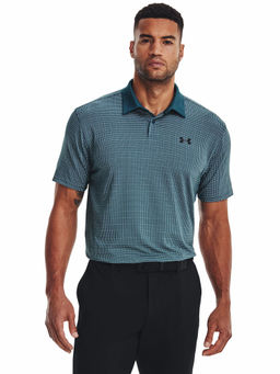 Under Armour - Turquoise Tee To Green Printed Polo T-Shirt