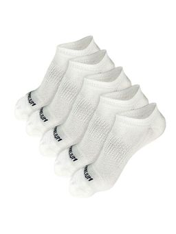Heelium - Bamboo Zero Ankle Socks for Men - Odour Free - Breathable - 5 Pairs - White