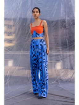 BENNCH - Candy Scribble Crop Top & Pant (Set of 2)