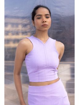 BENNCH - Lilac Denim Armor Top