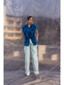 BENNCH - Pleated Denim Pant