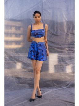 BENNCH - Cobalt Scribble Shorts