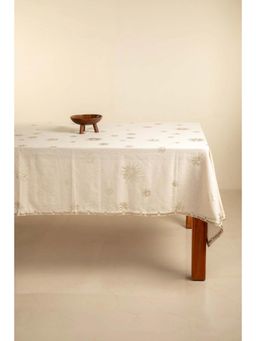Freedom Tree - Brahmakamal Cotton Gold Table Cover