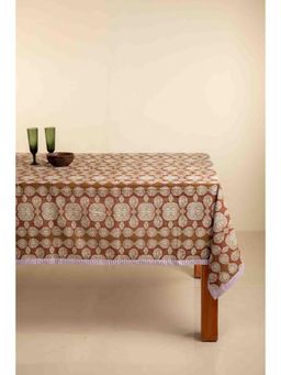 Freedom Tree - Dve Cotton Tobacco Table Cover