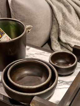 IAAH - Stallion Wooden Salad Bowls (L)