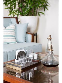 IAAH - Metalen Hammered Coaster (Set Of 4)