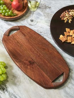 IAAH - Melinda Leather Cheese Board