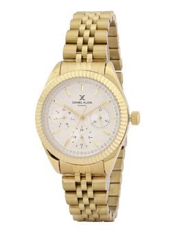 Daniel Klein - old Cata Unisex Stainless Steel Round Silver Dial Watch-DK.1.13927-2 (Medium)