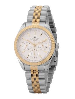 Daniel Klein - old Cata Unisex Stainless Steel Round Silver Dial Watch-DK.1.13927-3 (Medium)