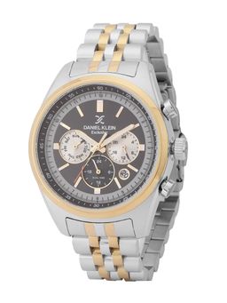 Daniel Klein - old Cata Men Stainless Steel Round Black Dial Watch-DK.1.13976-5 (Medium)