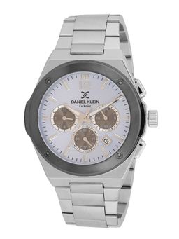 Daniel Klein - old Cata Men Stainless Steel Round Blue Dial Watch-DK.1.14010-4 (Medium)