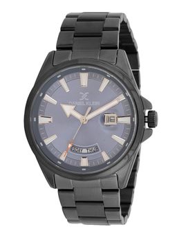 Daniel Klein - old Cata Men Stainless Steel Round Purple Dial Watch-DK.6.14037-4 (Medium)