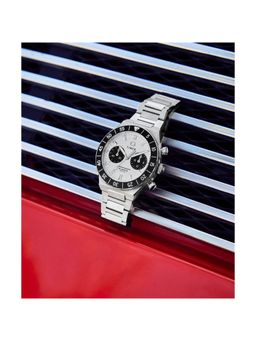 Timex - Q Men Stainless Steel Round Black Dial Watch-TW2Y55800UJ (Medium)