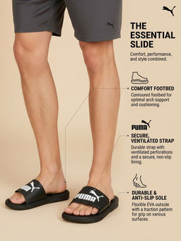 Puma - Royalcat Memory Foam Unisex Black Slides