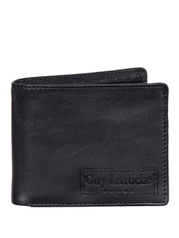 Justanned - Shady Black Bifold Leather Wallet