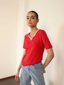 Red color option, Currently selected