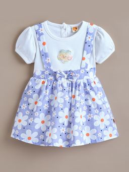 Hopscotch - Daisy Dot Cotton Casual Dress