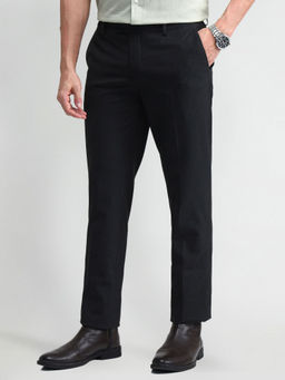 Arrow - Solid Grey Polyester Trouser