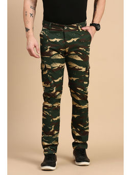 Classic Polo - Men Camouflage Slim Fit All Over Print Cargo Trouser