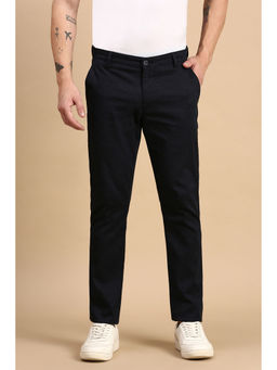Classic Polo - Men Black Moderate Fit Printed Trouser