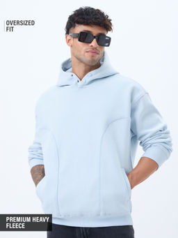 The Souled Store - Men Blue Men Blue Marine Oversized Hoodie