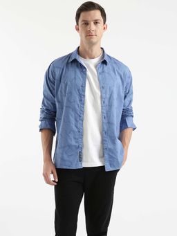 WROGN - Elite Aop Printed Shirt - Blue