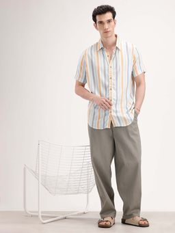 WROGN - Slim Fit Striped Shirt - Multi-Color