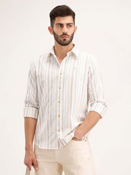 WROGN - Slim Fit Striped Shirt - White