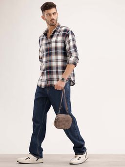 WROGN - Comfort Fit Checkered Shirt - Multi-Color