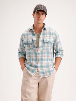 WROGN - Comfort Fit Double Pocket Shirt - Green