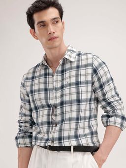 WROGN - Regular Fit Checkered Shirt - White